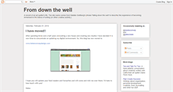 Desktop Screenshot of downthewell.blogspot.com