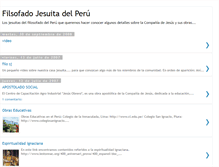 Tablet Screenshot of filosofadojesuitadelperu.blogspot.com