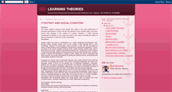 Desktop Screenshot of mohnishayini-learningtheories.blogspot.com