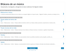 Tablet Screenshot of bitacoradeunmusico.blogspot.com