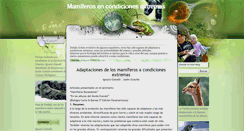 Desktop Screenshot of mamiferosencondicionesextremas.blogspot.com