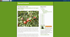 Desktop Screenshot of elwoodorchard.blogspot.com