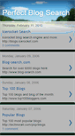 Mobile Screenshot of perfectblogsearch.blogspot.com
