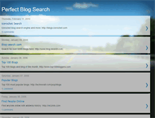 Tablet Screenshot of perfectblogsearch.blogspot.com