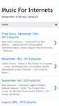 Mobile Screenshot of musicforinternets.blogspot.com