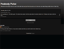 Tablet Screenshot of peabodypulse.blogspot.com