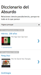 Mobile Screenshot of diccionariodelabsurdo.blogspot.com