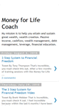 Mobile Screenshot of money4lifecoach.blogspot.com