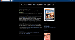 Desktop Screenshot of mafiawarsrecruitingcenter.blogspot.com