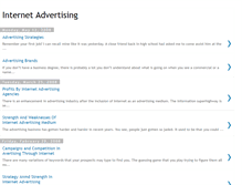 Tablet Screenshot of internetadvertisingtechniques.blogspot.com