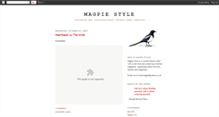 Desktop Screenshot of magpiestyle.blogspot.com