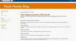 Desktop Screenshot of finch-family.blogspot.com