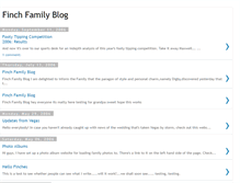 Tablet Screenshot of finch-family.blogspot.com