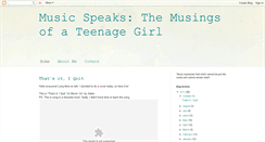 Desktop Screenshot of musicspeaksforme.blogspot.com