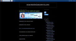 Desktop Screenshot of demirdokumyetkilisevis.blogspot.com