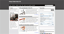 Desktop Screenshot of hanyauntukanda123.blogspot.com