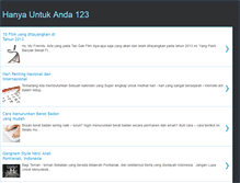 Tablet Screenshot of hanyauntukanda123.blogspot.com