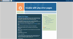 Desktop Screenshot of phperrors.blogspot.com