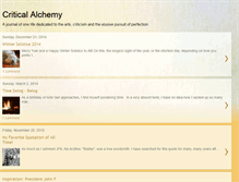 Tablet Screenshot of criticalalchemy.blogspot.com