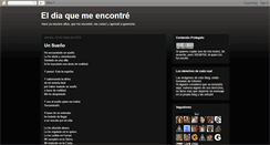 Desktop Screenshot of eldiaquemeencontre.blogspot.com