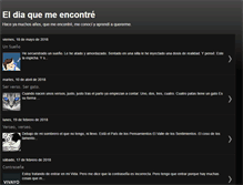 Tablet Screenshot of eldiaquemeencontre.blogspot.com