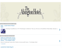 Tablet Screenshot of abingtonhotel.blogspot.com