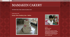 Desktop Screenshot of mamakencakery.blogspot.com