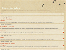 Tablet Screenshot of gleaningsofwheat.blogspot.com