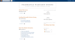 Desktop Screenshot of pharmafilewarfarindosing.blogspot.com