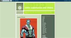 Desktop Screenshot of comicsuperhero.blogspot.com