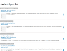 Tablet Screenshot of exetercitycentre.blogspot.com