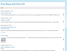 Tablet Screenshot of fiveboysandonegirl.blogspot.com