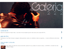 Tablet Screenshot of galeria222.blogspot.com