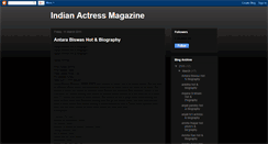Desktop Screenshot of indianactressmag.blogspot.com