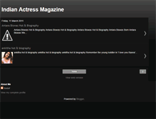 Tablet Screenshot of indianactressmag.blogspot.com