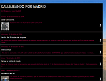 Tablet Screenshot of callejeandopormadrid.blogspot.com