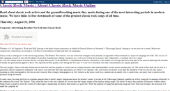 Desktop Screenshot of classic-rock-music.blogspot.com