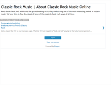 Tablet Screenshot of classic-rock-music.blogspot.com