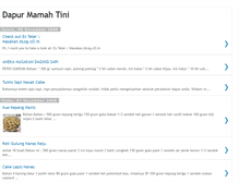 Tablet Screenshot of dapur-mamahtini.blogspot.com