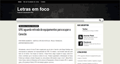 Desktop Screenshot of portalletrasemfoco.blogspot.com