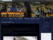 Tablet Screenshot of gymenergy42.blogspot.com