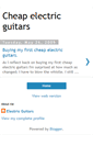 Mobile Screenshot of electricguitarsinfo.blogspot.com