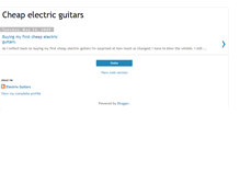 Tablet Screenshot of electricguitarsinfo.blogspot.com