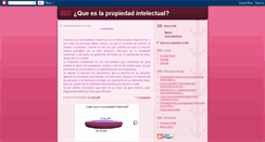 Desktop Screenshot of lapropiedadintelectualdulce.blogspot.com
