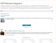 Tablet Screenshot of ddpmembersmagazine.blogspot.com