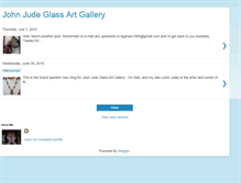 Tablet Screenshot of johnjudeglassart.blogspot.com