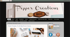 Desktop Screenshot of peppercreations.blogspot.com