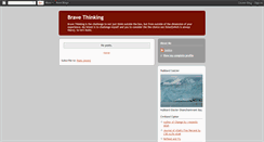 Desktop Screenshot of bravethinking.blogspot.com
