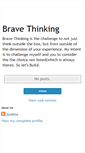 Mobile Screenshot of bravethinking.blogspot.com