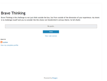 Tablet Screenshot of bravethinking.blogspot.com